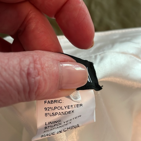 NWT Jovani ivory sleeveless sheath dress # 07819 size 6 - Picture 10 of 14